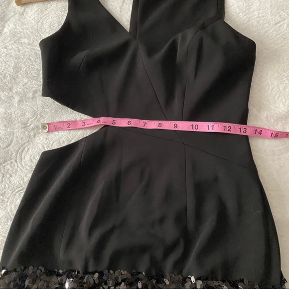 Jay Godfrey Cut Out Sequin Cocktail Dress - Picture 8 of 9
